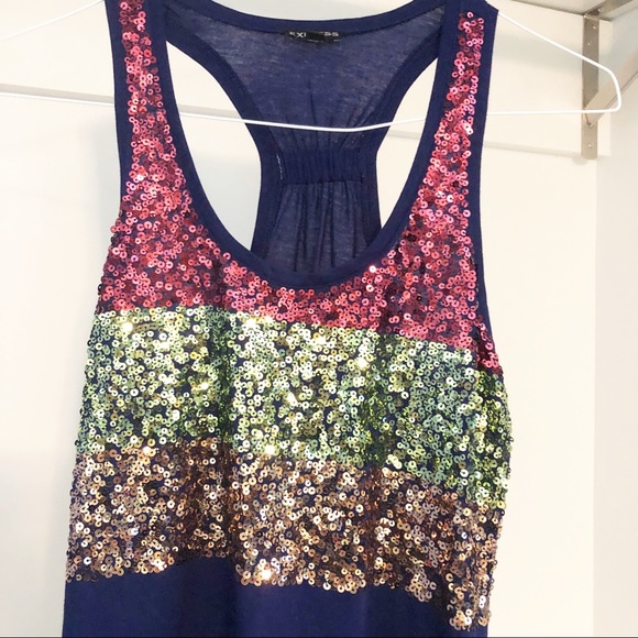 Express sequin Razorback - Picture 2 of 4